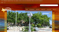 Desktop Screenshot of cityofandrews.org